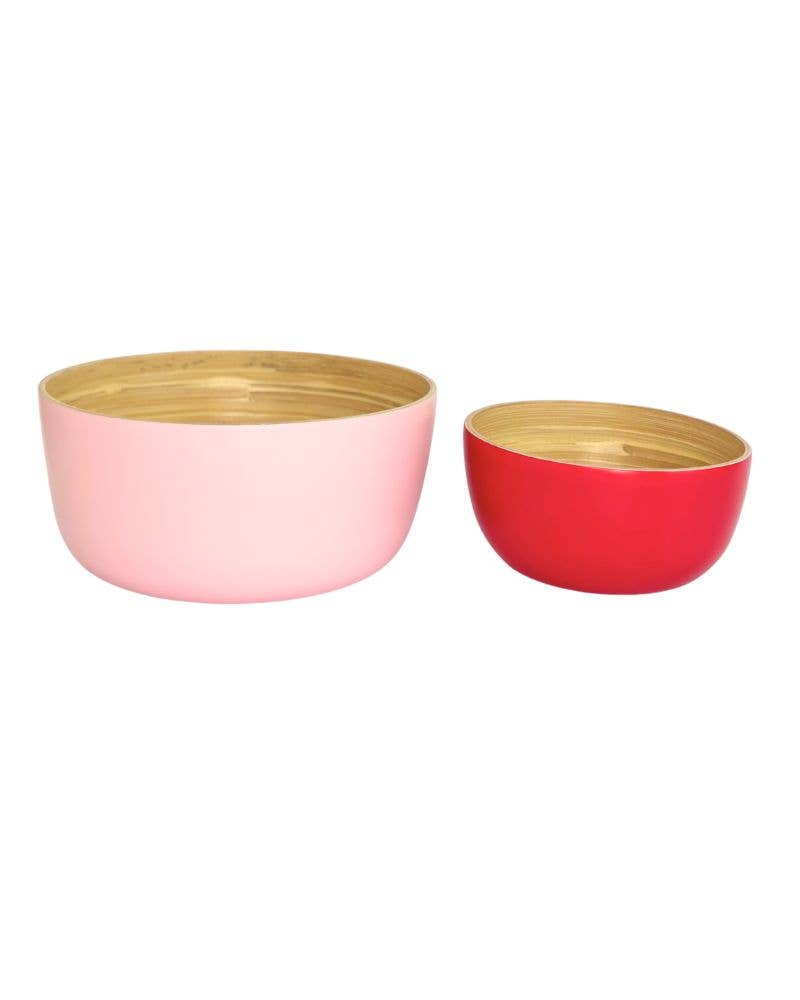 Cherry + Blush | Bebb | Biodegradable Bamboo Bowls