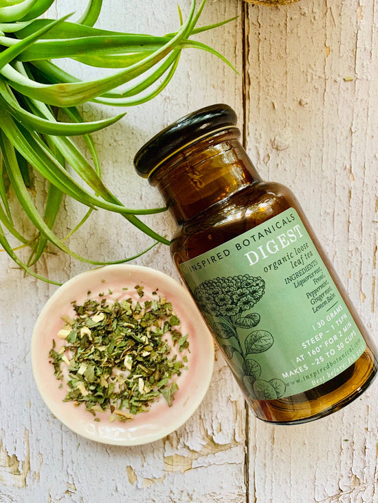 Organic Herbal Loose Leaf Tea - 50 grams - Apothecary Jar