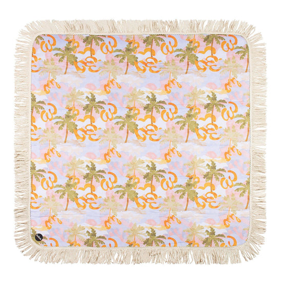 Fringed Picnic Mat - Miami