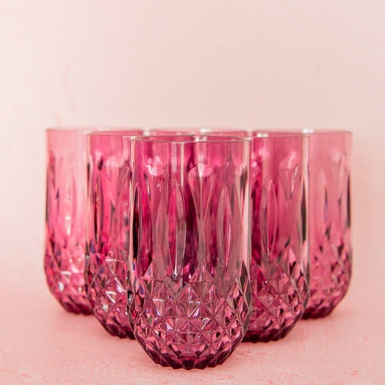 Tall Tumbler Set 6 - Mauve