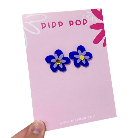 Jessie Flower Studs - 12 Colours Available