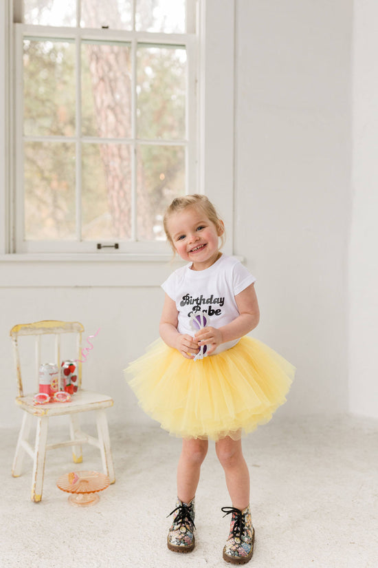 Full Layered Yellow Tutu, Full Tutu Skirt