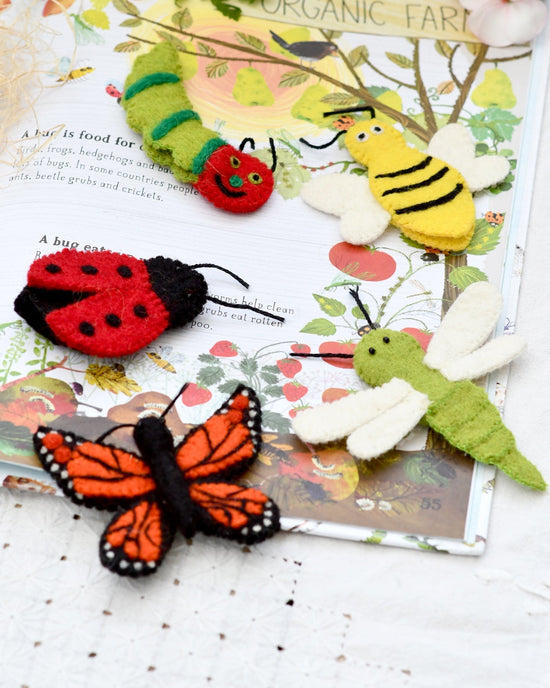 Insect + Bugs Finger Puppets