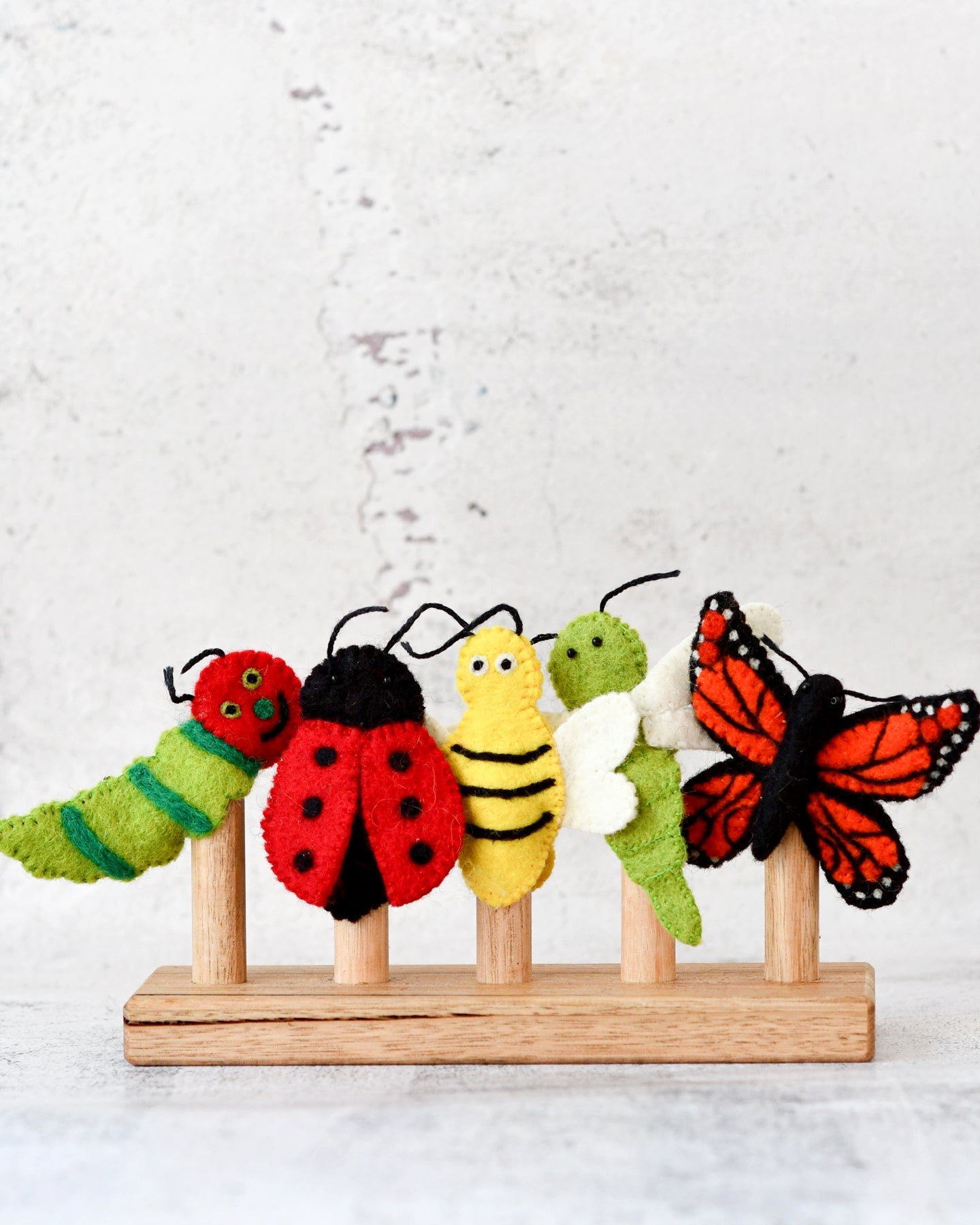 Insect + Bugs Finger Puppets