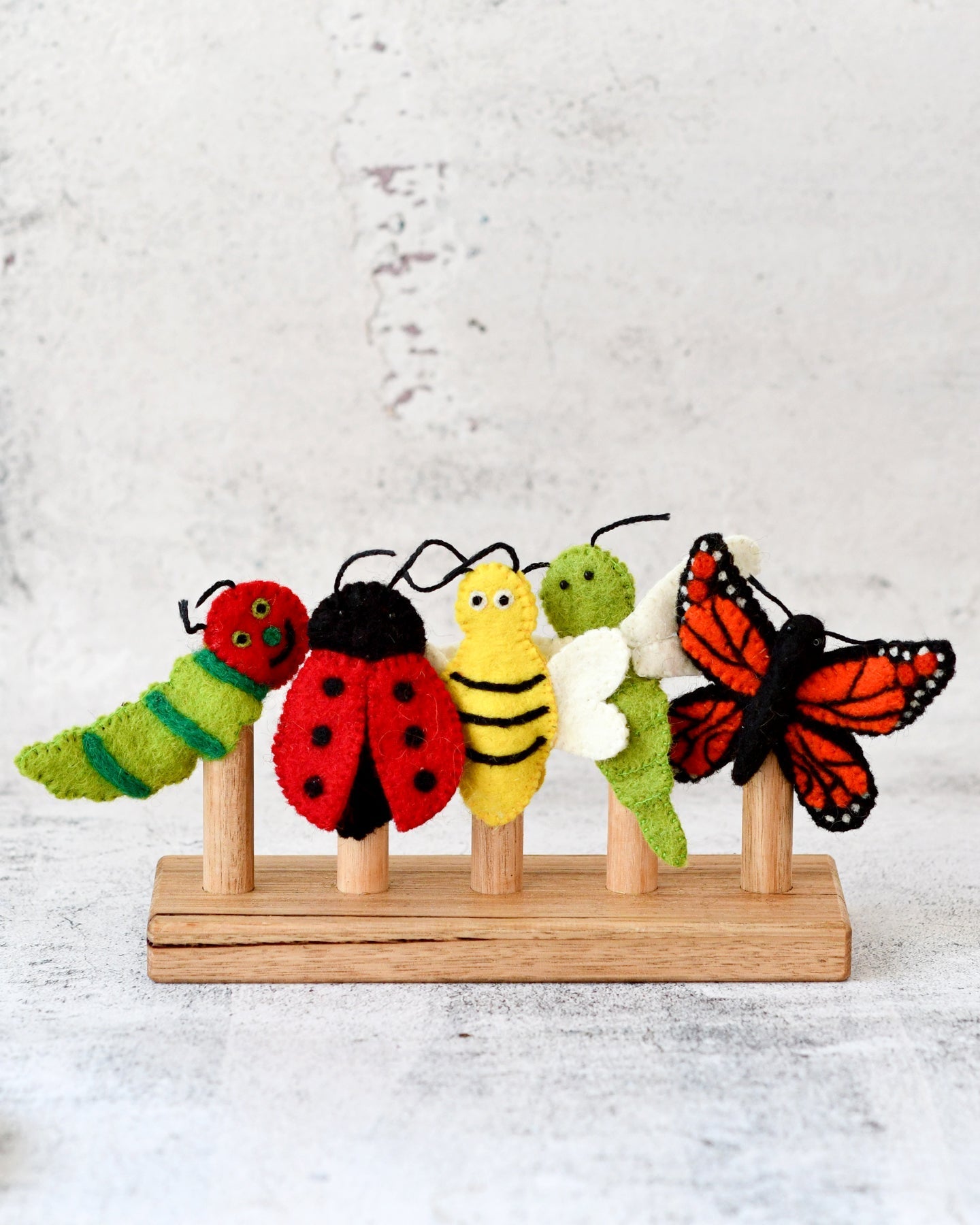 Insect + Bugs Finger Puppets