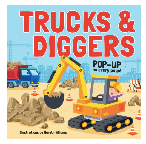 Pop-Up Book - Trucks & Diggers