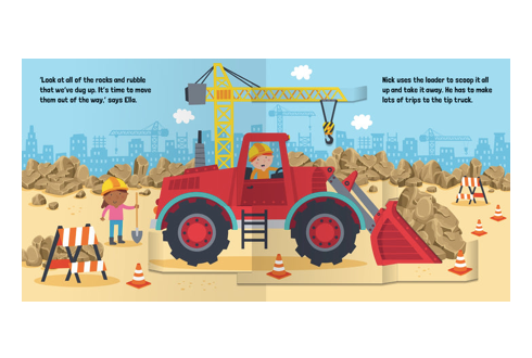 Pop-Up Book - Trucks & Diggers