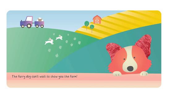 Baby's World - Touch and Feel Board Book - Farm Animals