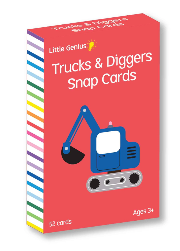 Little Genius Vol. 2 - Snap Cards - Trucks & Diggers