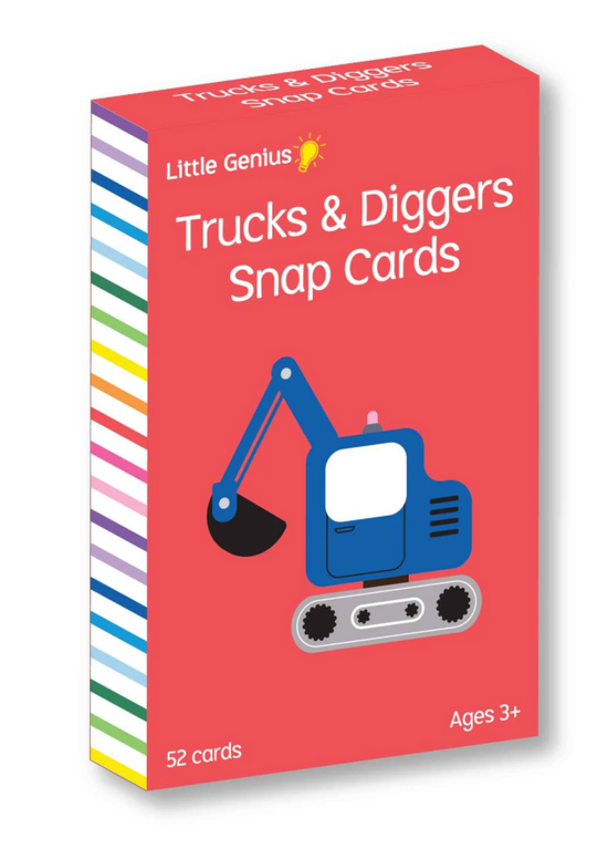 Little Genius Vol. 2 - Snap Cards - Trucks & Diggers