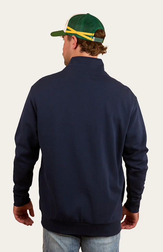Strand Mens 1/4 Zip Crew - Navy