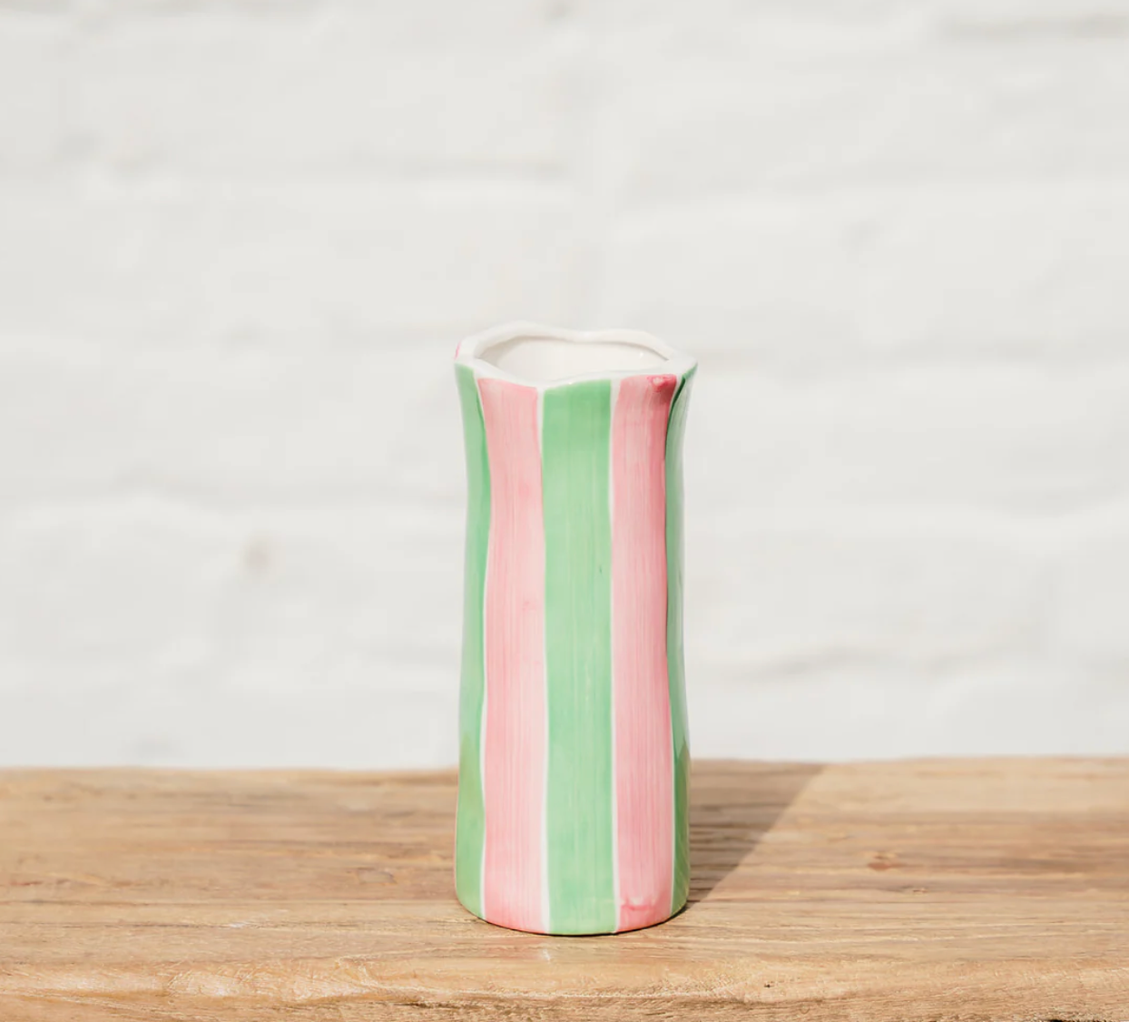 Small Gingham Vase - Multiple Colours