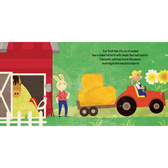 Farm Book and Giant Puzzle - The Farm, 30 pcs