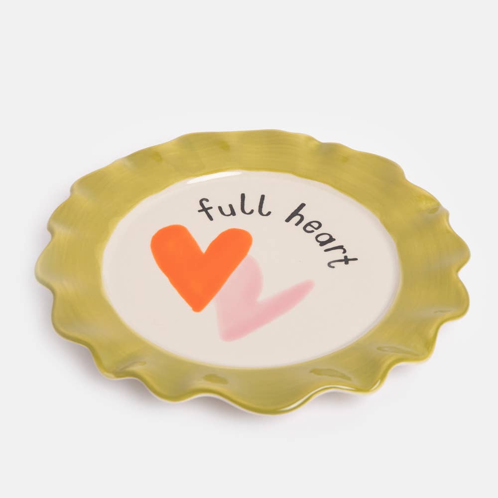 Full Heart Layered Hearts Plate