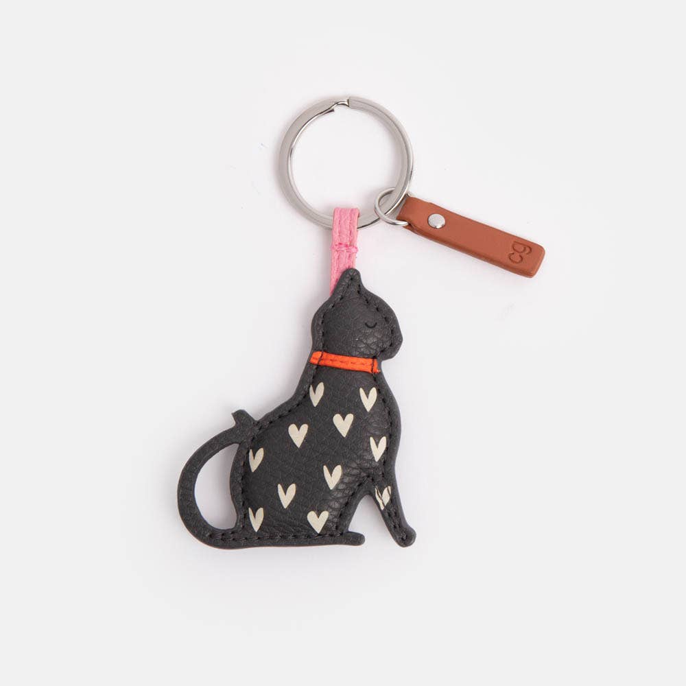 Black Cat Novelty Keyring