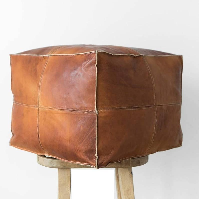 Moroccan Square Ottoman/Pouffe