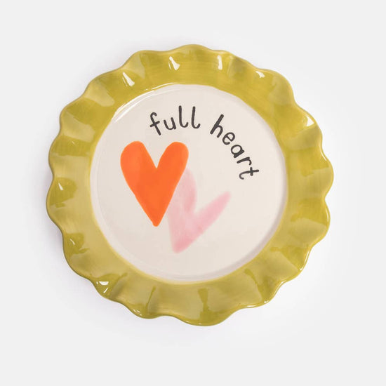 Full Heart Layered Hearts Plate