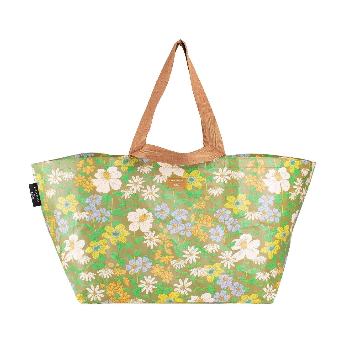 Beach Bag Sage x Clare & Kollab Floria