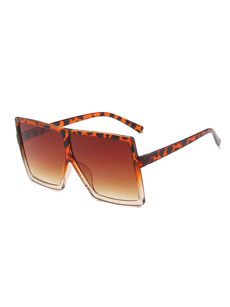 Sunglasses - Siena - Brown Leopard Fade